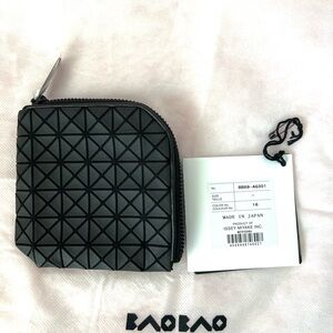 Issey Miyake Black Geometric Wallet